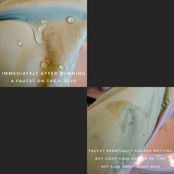 Eddie Bauer Lined Quarter Zip Rain Jacket - Picture 6 of 8